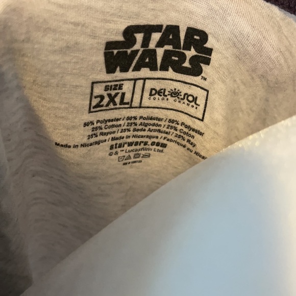 Star Wars Color Changing 3/4 Sleeve Shirt - Picture 3 of 3